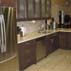 alder-cabinets-stained-wenge. caesarstone-buttermilk-countertop